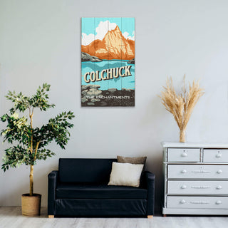 Colchuck: The Enchantments: Smooth Finish - Wood & Metal Wall Art Wood & Metal Wall Art Out West Design