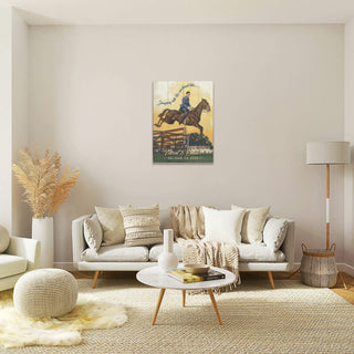 Jumping Into the Weekend - Wood & Metal Wall Art Wood & Metal Wall Art Out West Design