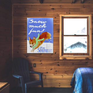 Snow Much Fun! - Wood & Metal Wall Art Wood & Metal Wall Art Out West Design