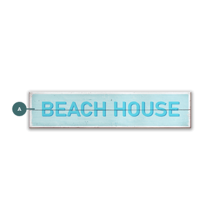 Breezy Beach House - Wood & Metal Wall Art Wood & Metal Wall Art Out West Design