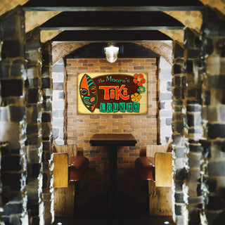 Tropical Tiki Lounge: Personalized - Wood & Metal Wall Art Wood & Metal Wall Art Meissenburg Designs