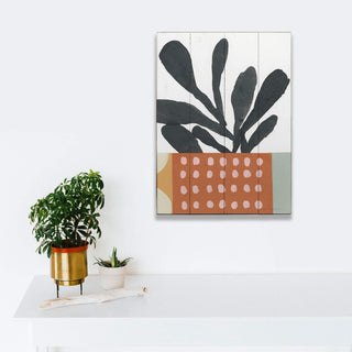 Houseplant Dots- Wood & Metal Wall Art Wood & Metal Wall Art Sarah Golden