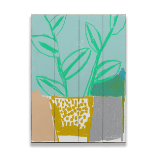 100 Plants - Wood & Metal Wall Art Wood & Metal Wall Art Sarah Golden Wood 9" x 12"
