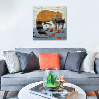Apples and Oranges - Wood & Metal Wall Art Wood & Metal Wall Art Shelle Lindholm