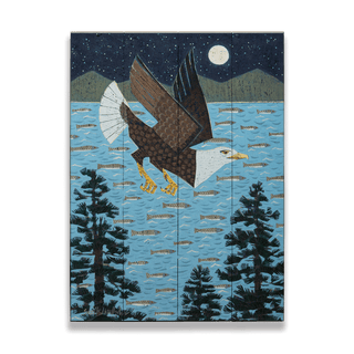 Bay Watch - Wood & Metal Wall Art Wood & Metal Wall Art Shelle Lindholm Wood 9" x 12"