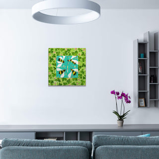 Bee Team - Wood & Metal Wall Art Wood & Metal Wall Art Shelle Lindholm