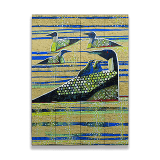By the Light of the Moon - Wood & Metal Wall Art Wood & Metal Wall Art Shelle Lindholm Wood 9" x 12"