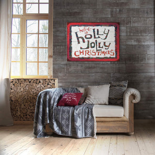 Have a Holly Jolly Christmas - Wood & Metal Wall Art Wood & Metal Wall Art Shelle Lindholm