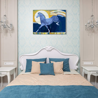 Hunt Beneath the Moon - Wood & Metal Wall Art Wood & Metal Wall Art Shelle Lindholm