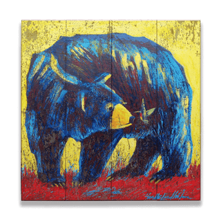 Nosey Neighbor - Wood & Metal Wall Art Wood & Metal Wall Art Shelle Lindholm Wood 10.5" x 10.5"