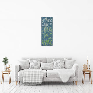 Silver White Winters - Wood & Metal Wall Art Wood & Metal Wall Art Shelle Lindholm
