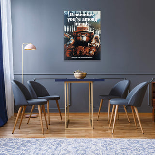 Smokey Bear 1980 Remember You're Among Friends - Wood & Metal Wall Art Wood & Metal Wall Art Smokey Bear