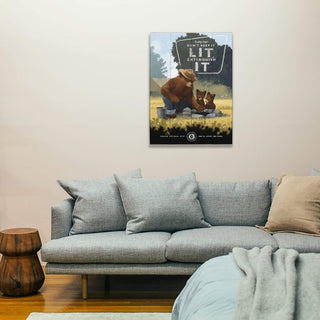 Smokey Bear 2017 Extinguish It - Wood & Metal Wall Art Wood & Metal Wall Art Smokey Bear