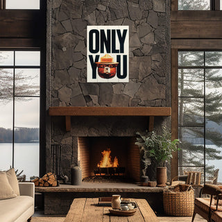 Smokey Bear 1981 Only You: Generic - Wood & Metal Wall Art Wood & Metal Wall Art Smokey Bear