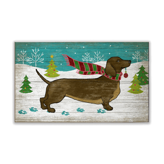 Dachshund Wonderland - Wood & Metal Wall Art Wood & Metal Wall Art Suzanne Nicoll