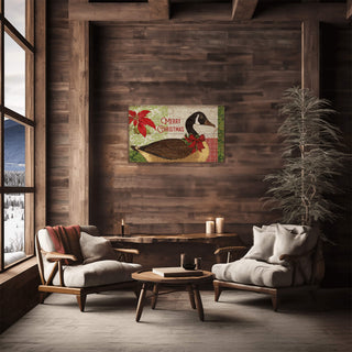 Christmas Goose - Wood & Metal Wall Art Wood & Metal Wall Art Suzanne Nicoll