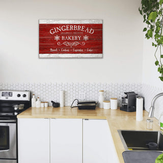 Gingerbread Bakery - Wood & Metal Wall Art Wood & Metal Wall Art Suzanne Nicoll
