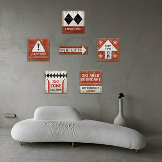Keep Tips Up - Wood & Metal Wall Art Wood & Metal Wall Art Suzanne Nicoll