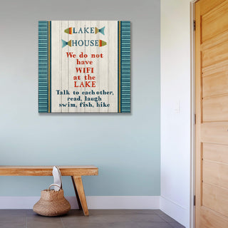 Lake House Rules: Generic - Wood & Metal Wall Art Wood & Metal Wall Art Suzanne Nicoll