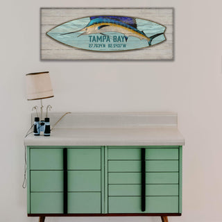 Marlin Surfboard - Wood & Metal Wall Art Wood & Metal Wall Art Suzanne Nicoll