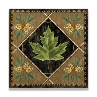 Adirondack Woods: Maple Leaf - Wood & Metal Wall Art