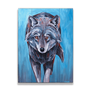 Alpha - Wood & Metal Wall Art Wood & Metal Wall Art Karen Savory Wood 9" x 12"