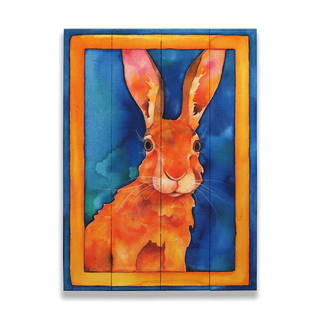 Be Hare Aware - Wood & Metal Wall Art Wood & Metal Wall Art Karen Savory
