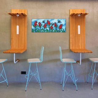 Bee Happy - Wood & Metal Wall Art Wood & Metal Wall Art Karen Savory