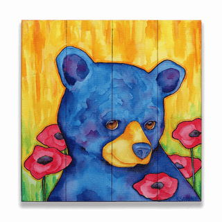 Coy Belle - Wood & Metal Wall Art Wood & Metal Wall Art Karen Savory