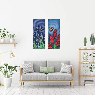 Summertime Buzz - Wood & Metal Wall Art Wood & Metal Wall Art Karen Savory