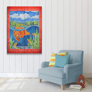 Catch Me If You Can - Wood & Metal Wall Art Wood & Metal Wall Art Karen Savory
