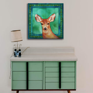 Doe Eyes - Wood & Metal Wall Art Wood & Metal Wall Art Karen Savory