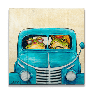 Date Night - Wood & Metal Wall Art Wood & Metal Wall Art Karen Savory Wood 10.5" x 10.5"
