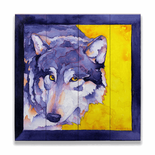Flirting with Danger - Wood & Metal Wall Art Wood & Metal Wall Art Karen Savory Wood 10.5" x 10.5"
