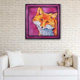 Foxy Lady - Wood & Metal Wall Art Wood & Metal Wall Art Karen Savory
