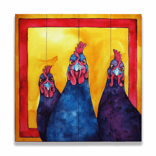 The Girls - Wood & Metal Wall Art Wood & Metal Wall Art Karen Savory