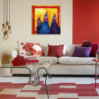 The Girls - Wood & Metal Wall Art Wood & Metal Wall Art Karen Savory