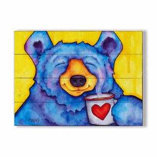 Good Morning Cup of Coffee - Wood & Metal Wall Art Wood & Metal Wall Art Karen Savory