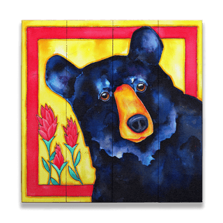Black Knight - Wood & Metal Wall Art Wood & Metal Wall Art Karen Savory
