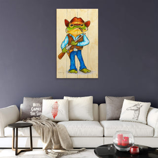 Mr Tough Guy - Wood & Metal Wall Art Wood & Metal Wall Art Karen Savory
