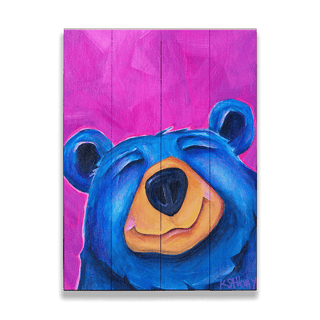Pure Happiness - Wood & Metal Wall Art Wood & Metal Wall Art Karen Savory Wood 9" x 12"
