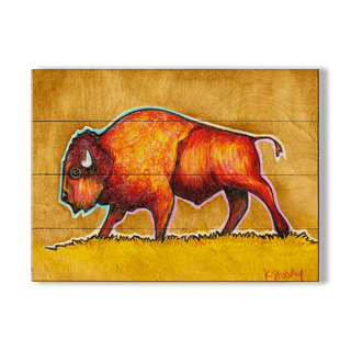 Home On The Range - Wood & Metal Wall Art Wood & Metal Wall Art Karen Savory Wood 12" x 9"