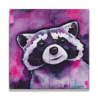 The Little Rascal - Wood & Metal Wall Art Wood & Metal Wall Art Karen Savory Wood 10.5" x 10.5"