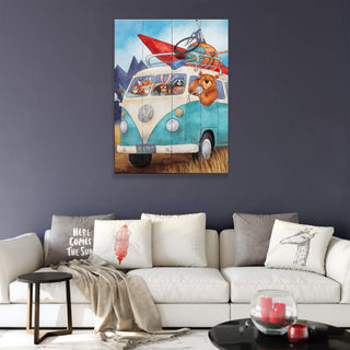 Road Trip - Wood & Metal Wall Art Wood & Metal Wall Art Karen Savory