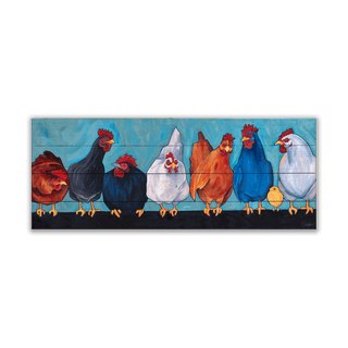 The Rumor Mill - Wood & Metal Wall Art Wood & Metal Wall Art Karen Savory Wood 16" x 7"