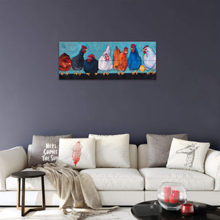 The Rumor Mill - Wood & Metal Wall Art Wood & Metal Wall Art Karen Savory