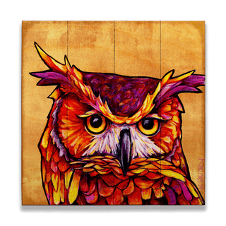 The Stare - Wood & Metal Wall Art Wood & Metal Wall Art Karen Savory