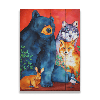 Neighborhood Watch - Wood & Metal Wall Art Wood & Metal Wall Art Karen Savory