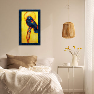 Wings Afire - Wood & Metal Wall Art Wood & Metal Wall Art Karen Savory