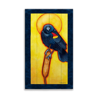 Wings Afire - Wood & Metal Wall Art Wood & Metal Wall Art Karen Savory